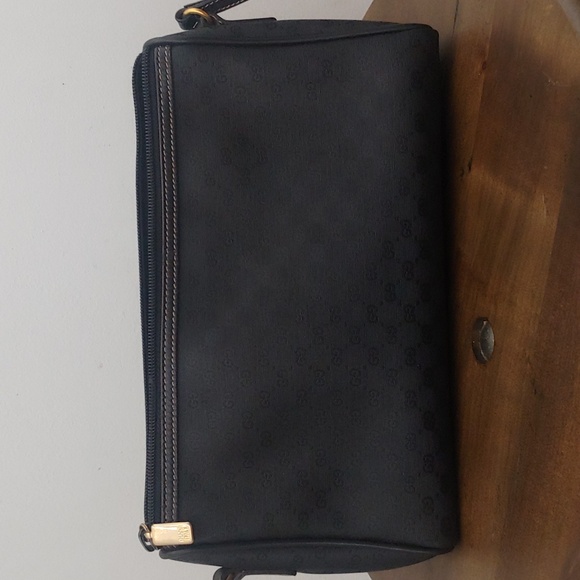 Authentic Vintage Gucci Interlocking GG Monogram Micro Guccissima Crossbody Bag - Picture 3 of 9